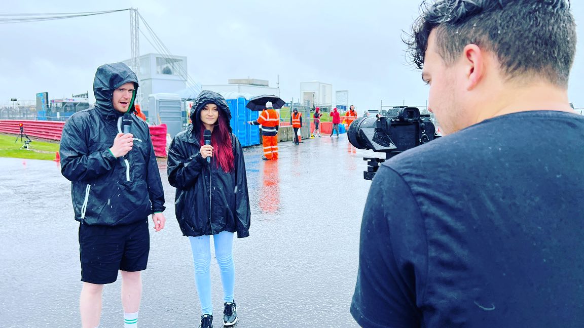 Vislink's tweet photo. Great job by @highvizmedia on this year's #formulastudent races. #Onboard camera, roving reporters. #Vislink got their back!
#broadcast #livestream #fs2023 #Behindthescenes #TVcrew https://t.co/ONB8GUYH7p