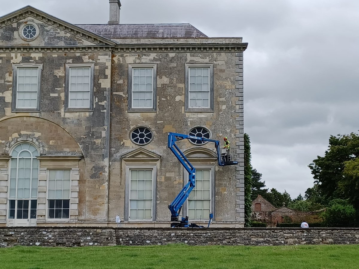 ClivedenConserv's tweet photo. Our Head of Architectural Projects, David Bloxam, is at @ClaydonHouse NT today carrying out a masonry survey and inspection of the 18th-century country house. #sitesurvey #masonry https://t.co/APNSXK1L5V