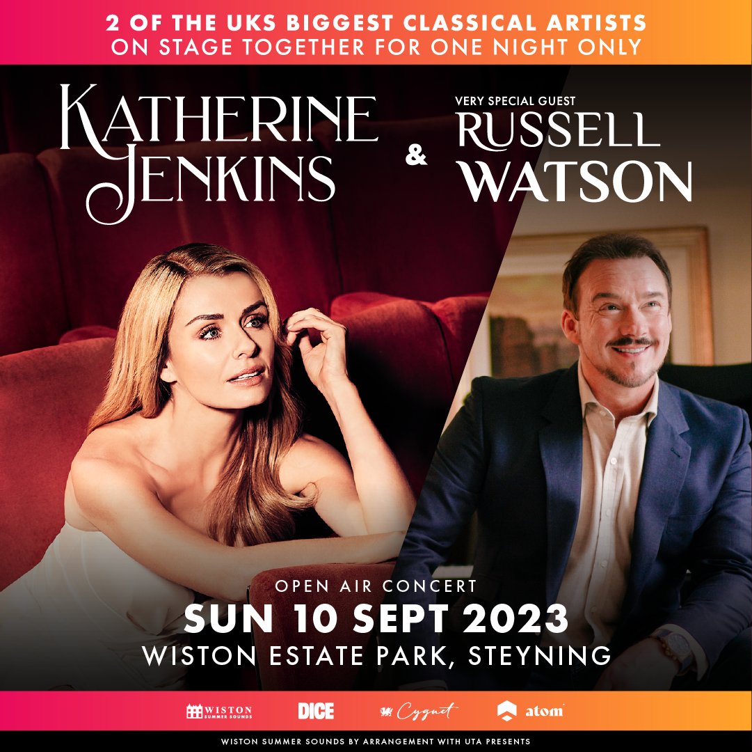 Don't miss this from our friends at Wiston Summer Sounds! #SummerVibes #music #ExcitedAbout
This will never happen again and is not to be missed! Tickets available: wistonsummersounds.com/katherine-jenk…