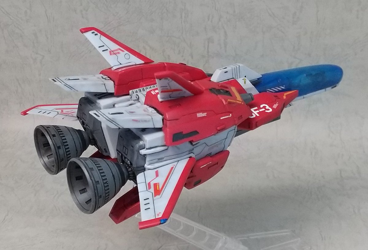 Deep_town's tweet image. 1/100 強化型軌道戦闘機 OF-3 ガルーダ[2速] 完成しました(= ° ω °= )/
カラーレジン成形色仕上げ。

WF2023s 4-22-06
三毛労 @VicViperBP_827z にて￥15,000で販売予定です。
#rtypefinal2
#WF2023s