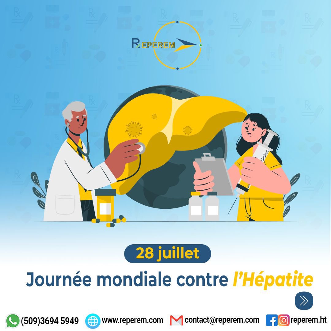 Reperemht's tweet photo. Une hépatite virale désigne une infection par un virus des tissus du foie. On distingue cinq virus principaux de l'hépatite : A, B, C, D et E. L'hépatite se manifeste par une peau jaune (ictère ou jaunisse), une urine foncée, des nausées, des vomissements et des douleurs abdomi… https://t.co/S164Yh6OC2