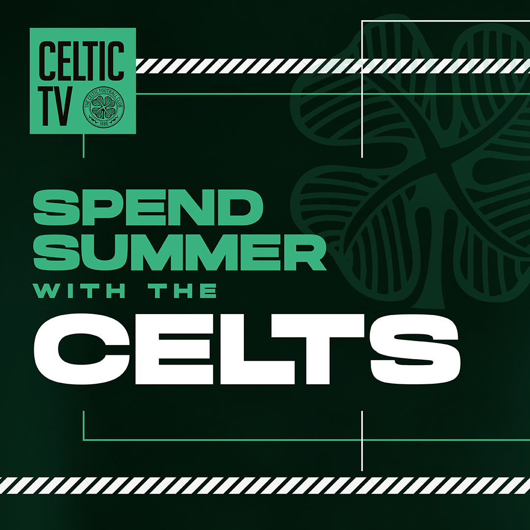 Exclusive access 🎬✨

Live match action, training camp news and behind-the-scenes content. Spending summer with @celticfc has never been easier with @celtictv.

#CelticFC #COYBIG #CelticTV #preseason #football #campaign #digital #graphicdesign #sportsdesign #sportsgraphics