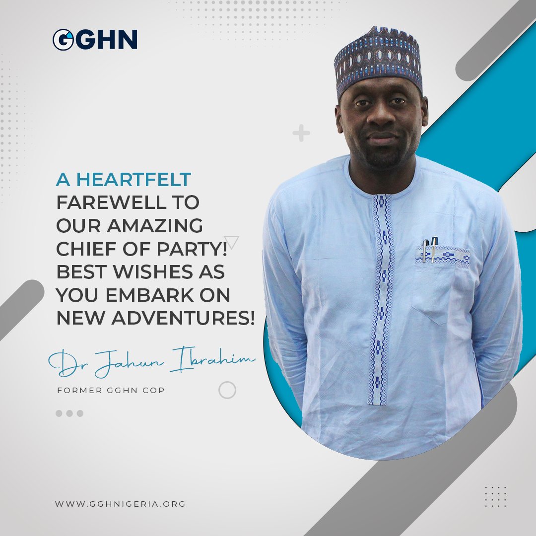 GGHNigeria's tweet photo. This week, Dr. Ibrahim Jahun marked his final day in office as Chief of Party for the ACE 2 project. With gratitude, we bid you farewell. Your transformative leadership and dedication will be felt for years to come. May your next journey be filled with success and fulfillment. https://t.co/79SulBdT3i