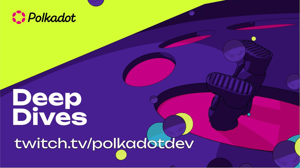 Today at 4pm CEST, tune in to the #PolkadotDeepDive session to learn about all things node implementation, node folder usage, and best practices.

📺 To join <a href="/paritytech/">Parity Technologies</a>'s Delivery Service Team and explore the tech pushing the boundaries of Web3: dot.li/polkadotdev