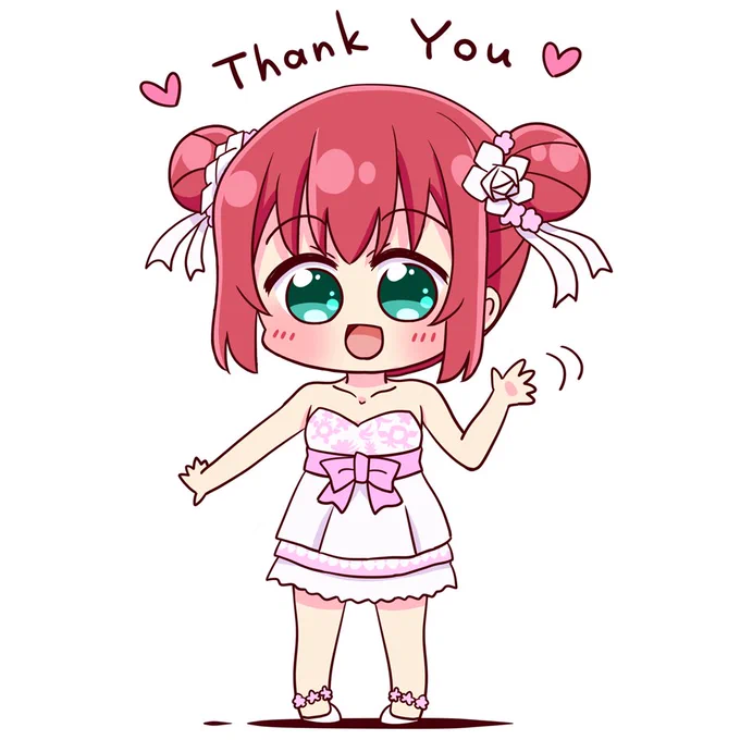100日目 Thank you, FRIENDS!!  100日間ありがとうございました～!!!  #ルビィの100日がんばルビィ
