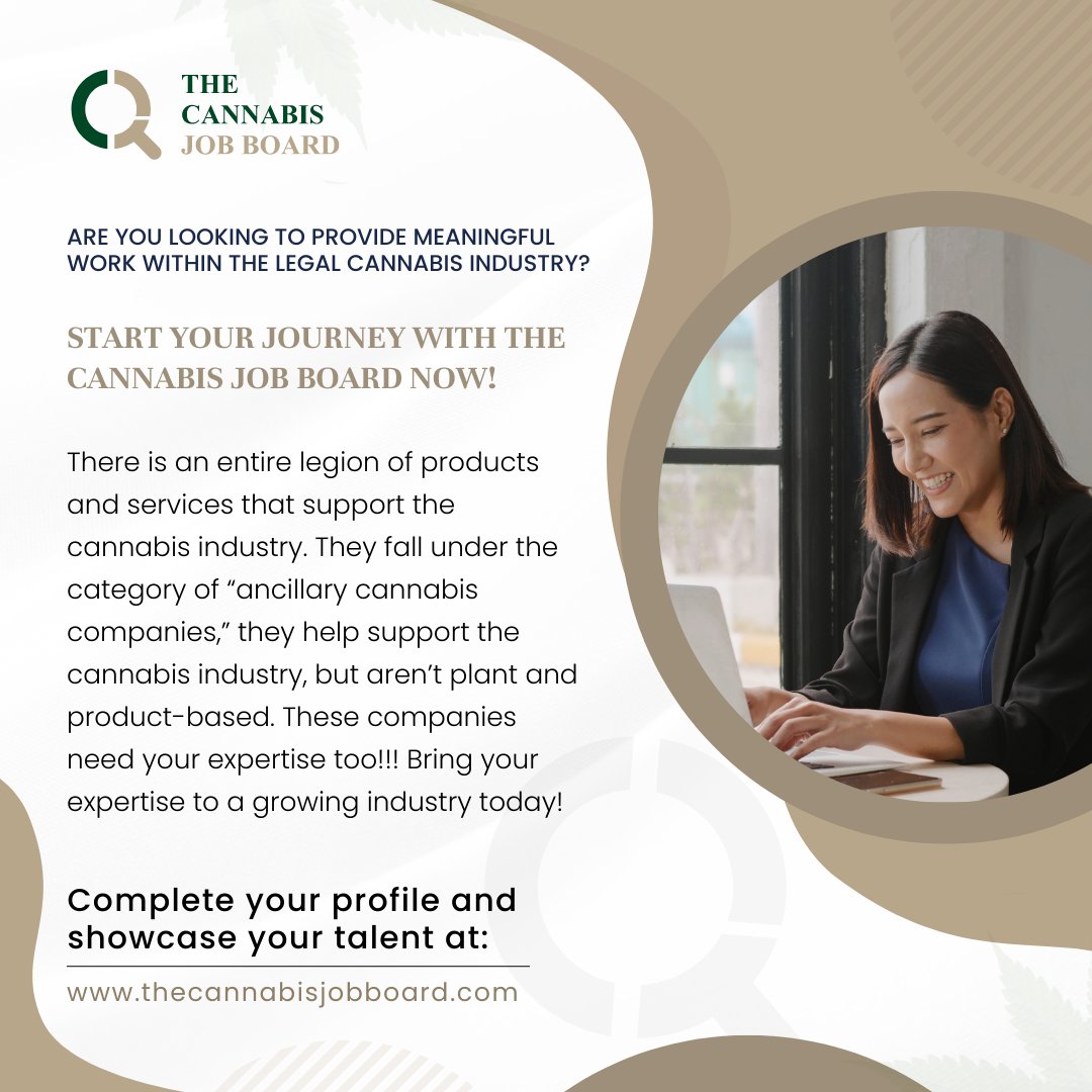 TheCannabisJobB's tweet photo. Looking for a Job in the Cannabis Industry?

Your next opportunity is here:
https://t.co/z9s0lgjqx1

#Cannabis #marijuana #cannalife #CBD #Kush #cannabiscommunity #cannabiscareers #cannabisindustry #WeedLovers #thecannabisjobboard https://t.co/nN3dXoBAab