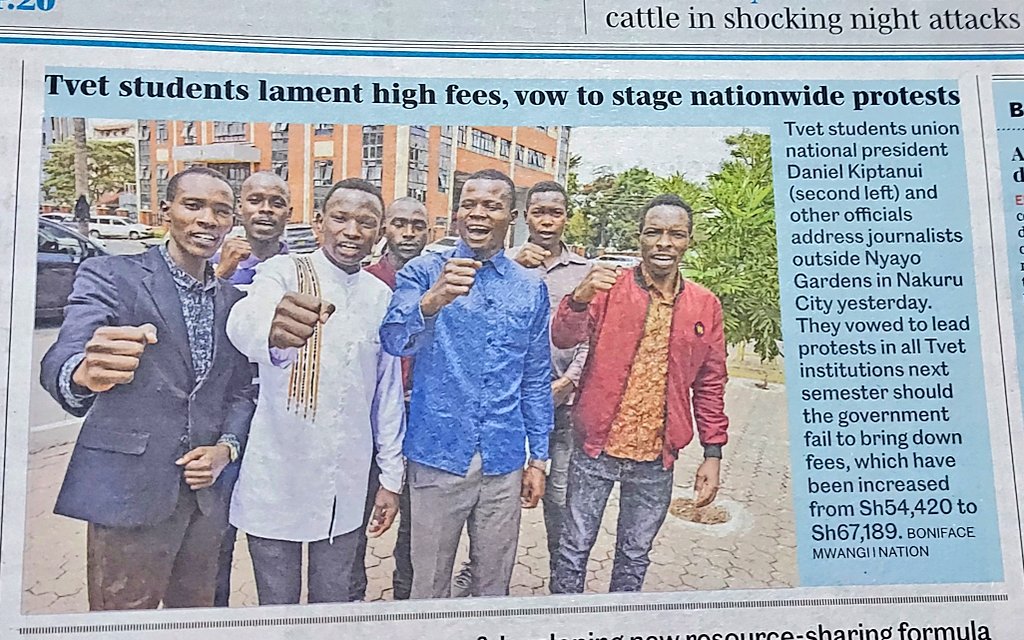 gabrieloguda's tweet photo. Someone tell Daniel Kiptanui that the Hustler Gov't will not be sold fear. TVET hustlers should pay their fees to enable the DCI fuel Subarus to chase them around. We are African and Africa is our business. https://t.co/mAQByyxoWE