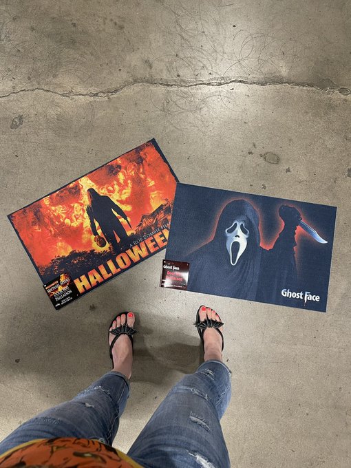 Door mats from Funworld available at @nightmaretoys  In store and online! 🎃🔪 #instock #Ghostface #michaelmyers<a class="tags" target="_blank" title="On Twitter" href="/?out=eyJ0eXAiOiJKV1QiLCJhbGciOiJIUzUxMiJ9.eyJpYXQiOjE3MjA3NDIzNjYsImlzcyI6InR3cG9ybnN0YXJzLmNvbSIsIm5iZiI6MTcyMDc0MjM2NiwiZXhwIjoxNzUyMjc4MzY2LCJyZWRpcmVjdF91cmwiOiJodHRwczovL3R3aXR0ZXIuY29tL25pZ2h0bWFyZXRveXMifQ.ulXnbXN_fHST7YTq5xl5g5K37dzwL_laQhJ6gvew3m7m1DZFSwb13QuAPHZ-6d0866ZoelRaPoZWd1UC2ysTzQ">@nightmaretoys</a><a href="/tag/doormats"class="tags"><span>#doormats</span></a><a href="/tag/lasvegas"class="tags"><span>#lasvegas</span></a><a href="/tag/michaelmyers"class="tags"><span>#michaelmyers</span></a><a href="/tag/ghostface"class="tags"><span>#ghostface</span></a><a href="/tag/collectors"class="tags"><span>#collectors</span></a>