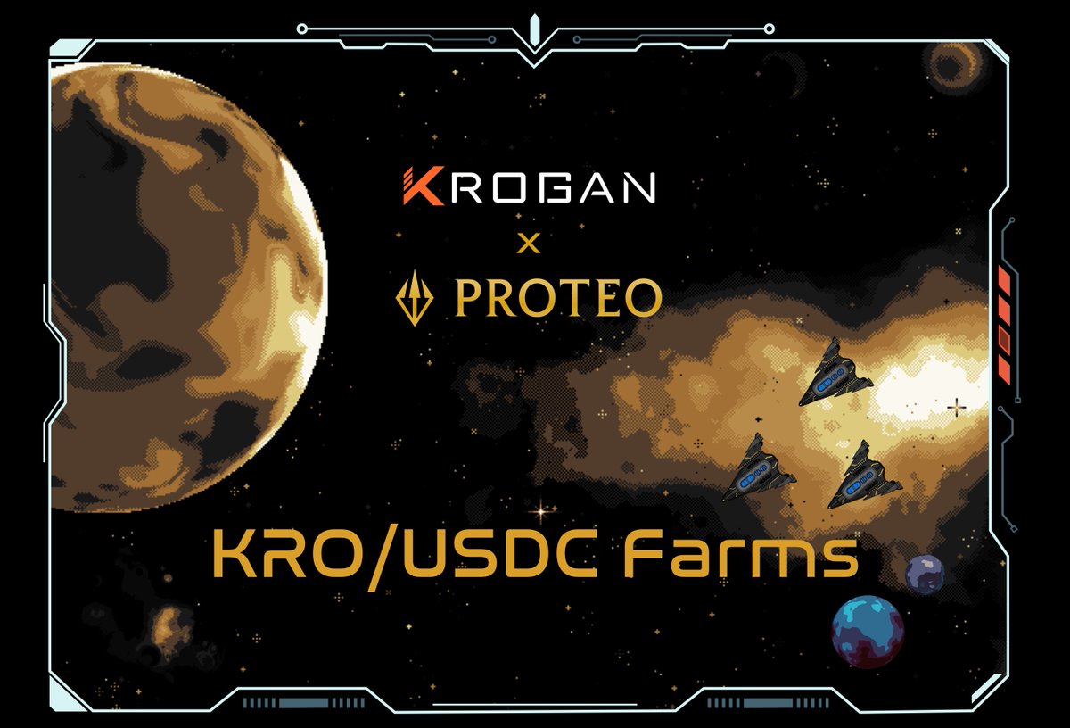 #MultiversX community 🤍

Good news coming up 🔥

Our partnership with <a href="/ProteoDefi/">Proteo DeFi 🔱</a> will continue for another year 🎉, so you can benefit from the incredible DUAL farms 💸 with an insane APR of ~60% 🚀

Pair your $KRO with $USDC and farm it for high rewards 😎

🔗