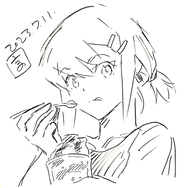 らくがきメモ～
大きめアイスを毎日食べちゃうガロリオ～！
（我が家もだ）