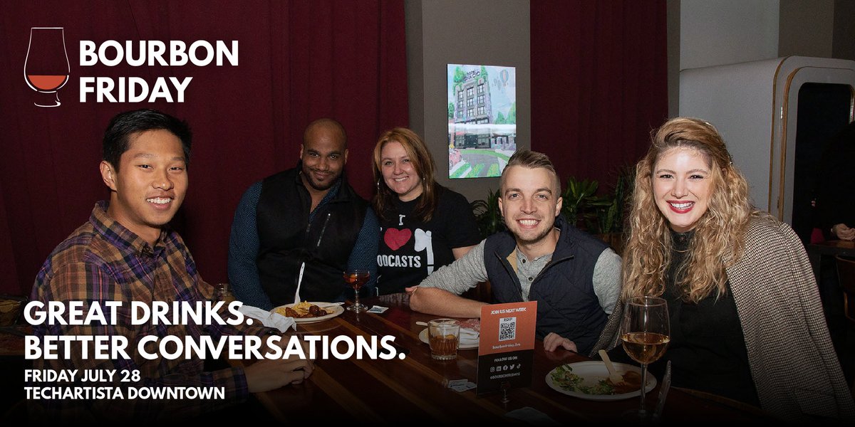 bourbonfridays's tweet image. Get to know the St. Louis startup scene over a glass of bourbon at Bourbon Friday. Join us tonight at @TechArtista Downtown for good company and great conversations. 
#STLMade #STLstartups #NetworkingSTL
eventbrite.com/e/677849073827