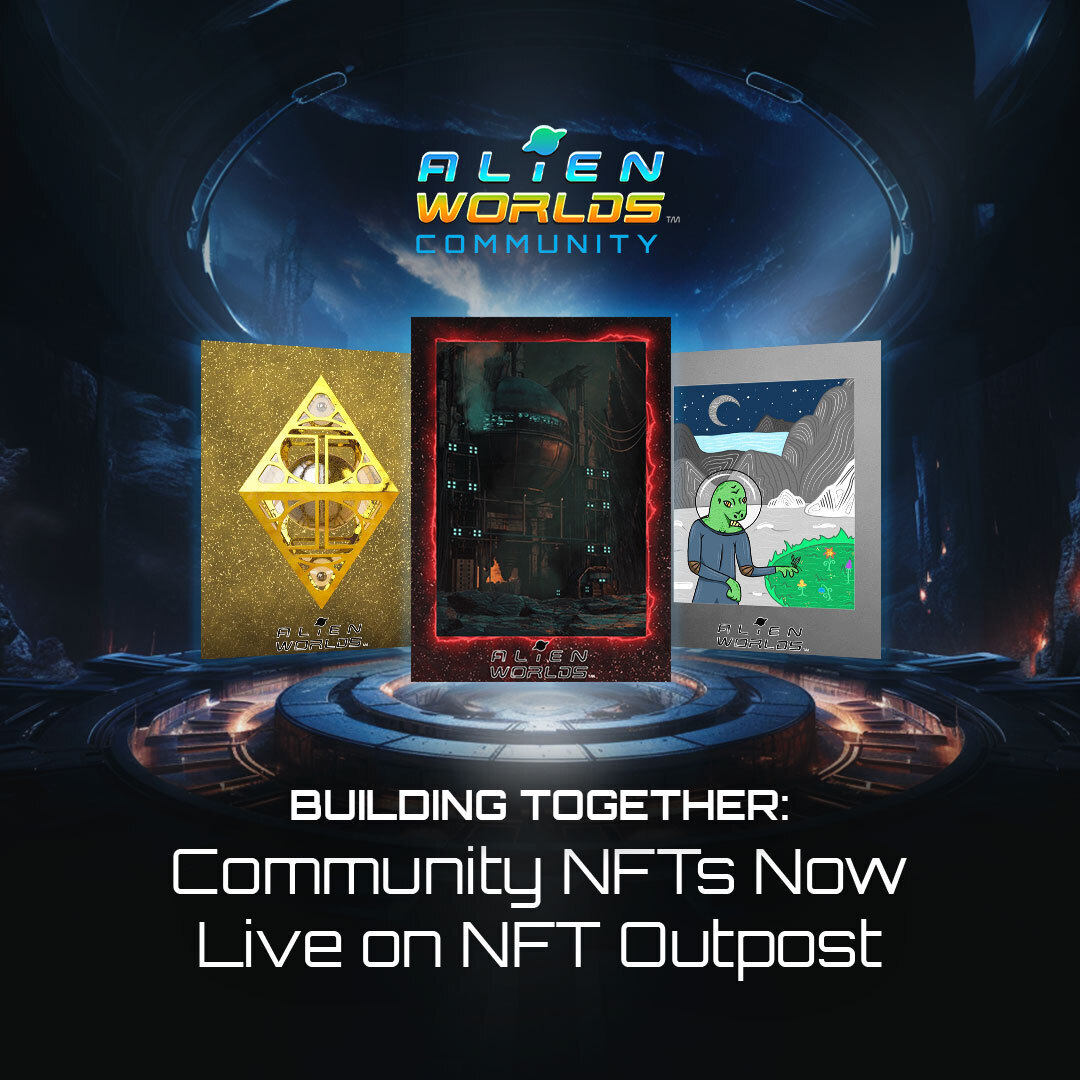 dacocoio's tweet photo. 🧵 As a community-driven metaverse, we have long believed that players should have a presence in the NFT Outpost in some shape or form. And now, thanks to the addition of a Community tab, they do.
Read More: https://t.co/coKtuA7iUS.
#AlienWorlds #NFT #NFTOutpost https://t.co/VU7g3YJh5S