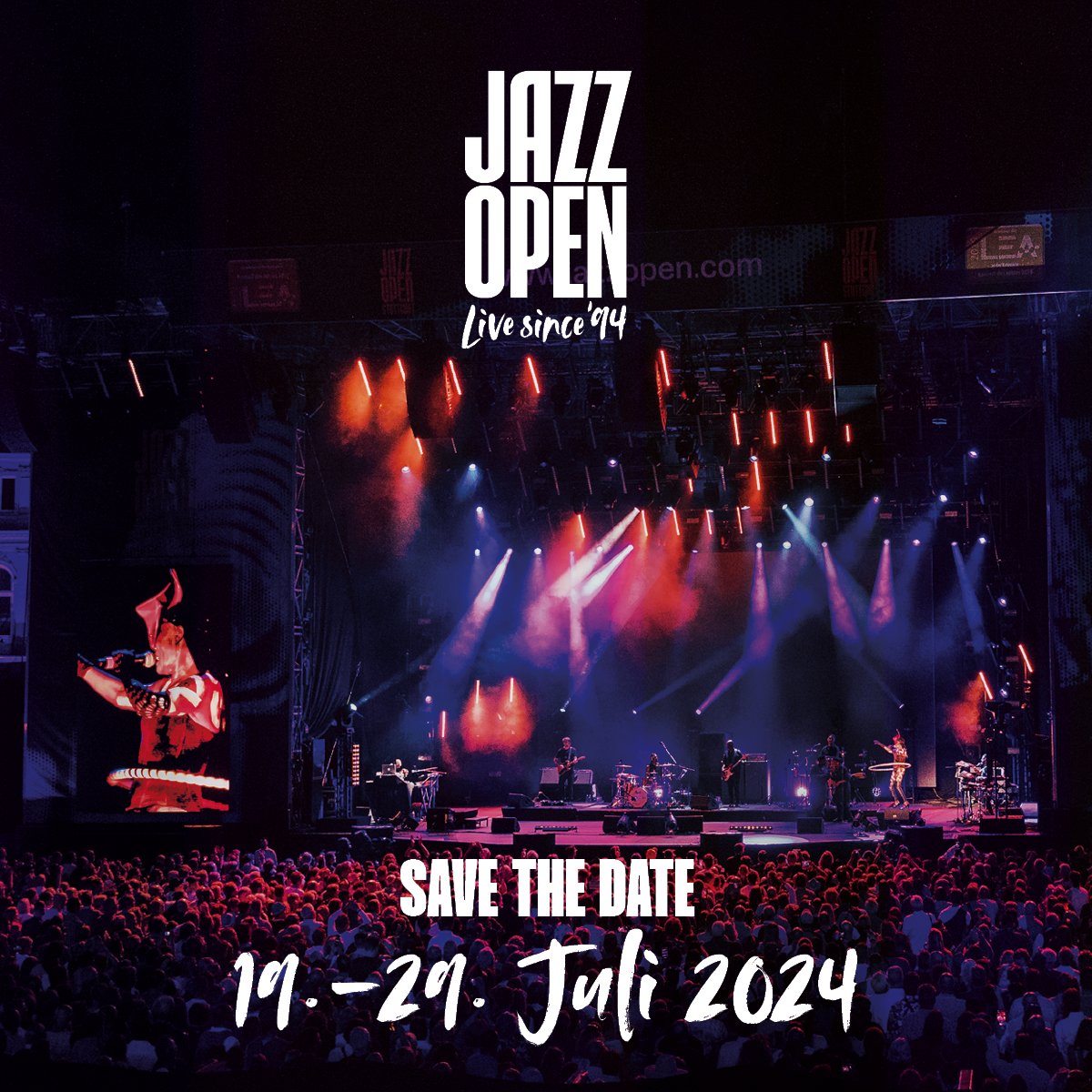 jazzopen stuttgart 2024: 19. - 29. Juli 2024 🎶
Im nächsten Jahr feiern wir 30 Jahre jazzopen 🎂Wen hättet ihr gerne dabei? Kommentiert gerne mit #jazzopennext eure Wunsch-Künstler*innen!