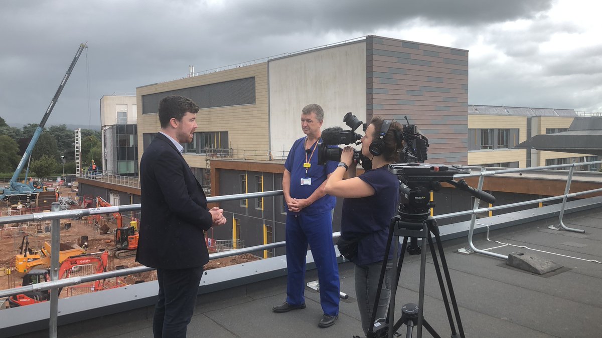 Somerset NHS Foundation Trust (@somersetft) on Twitter photo We took <a href="/bbcpointswest/">BBC Points West</a> up to the hospital roof at Musgrove Park earlier today so they could see the progress on our new surgical centre 🎥
Keep an eye on local BBC News later today to see what they got up to! We took <a href="/bbcpointswest/">BBC Points West</a> up to the hospital roof at Musgrove Park earlier today so they could see the progress on our new surgical centre 🎥
Keep an eye on local BBC News later today to see what they got up to!