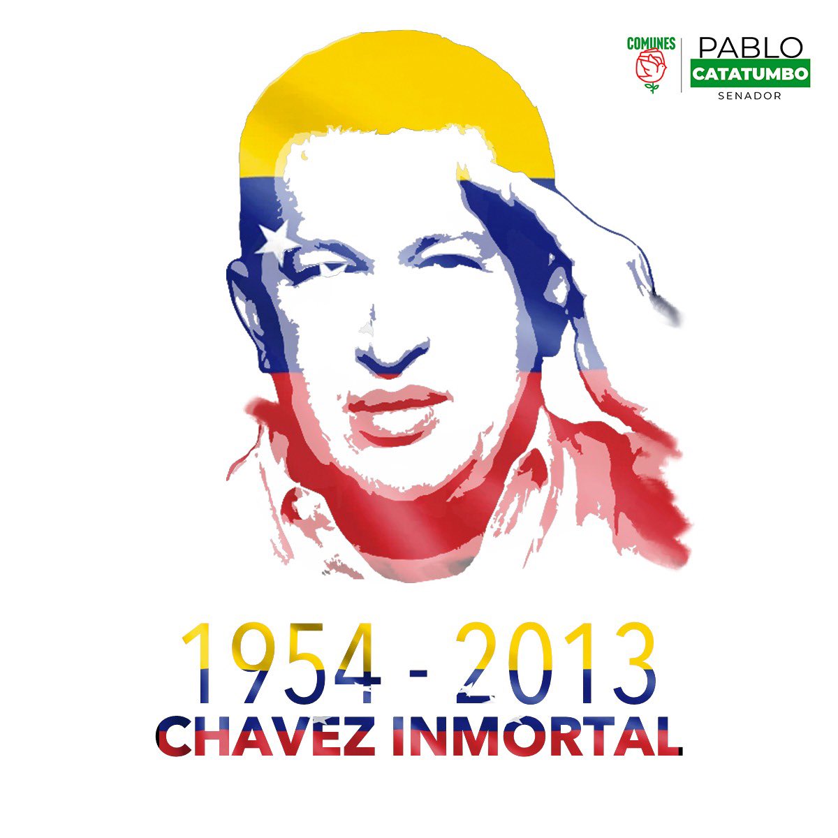 CatatumbComunes's tweet photo. Un día como hoy en 1954 nació Hugo Chávez quien supo identificar las injusticias y las desigualdades de América Latina. https://t.co/6j0DsoYfUe