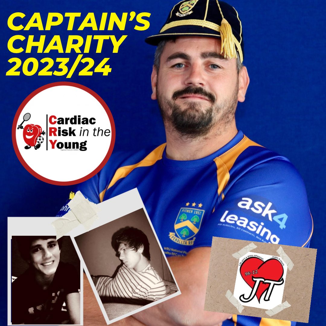 Announcement 📢: We are extremely proud to announce that new club captain Jonny Wright has selected the Jack Thomas Memorial Fund, which is held within CRY - Cardiac Risk in the Young, as the Captain’s Charity for the 2023/24 season. 💙💛 #charity #cardiachealth #cardiacscreening