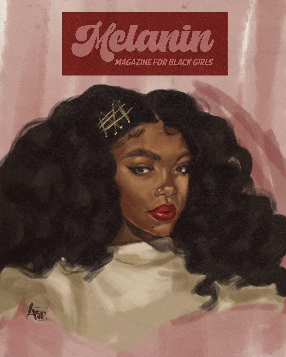 Quickie.
-

#a4evr #portraitart #artcollector #blackartistspace #blackart #artlicensing #blackgirlsillustrate #artdirector #artprints #blackcreators #artgallery #artcurator #blackwomenartist #editorialillustration