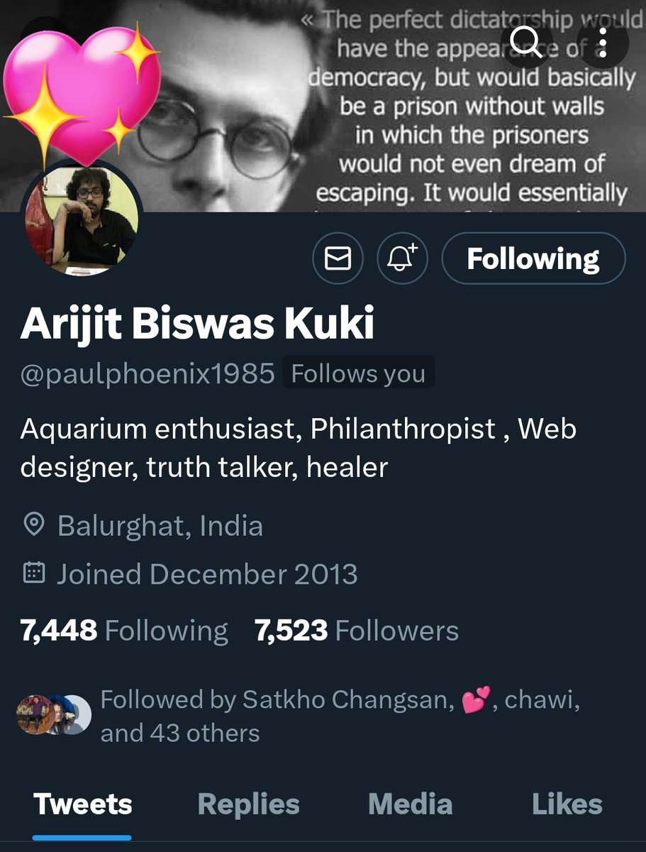 KukiChronicles's tweet photo. In times of struggle, @paulphoenix1985 emerges as an angel, guiding us from darkness to light. Much like Netaji led Azad Hind Fauz.He demonstrates that anyone can become Kuki. A true guiding light for all, inspiring us with hope and determination. Thanks Dada Arijit Biswas Kuki❤️ https://t.co/y7upK7IygL