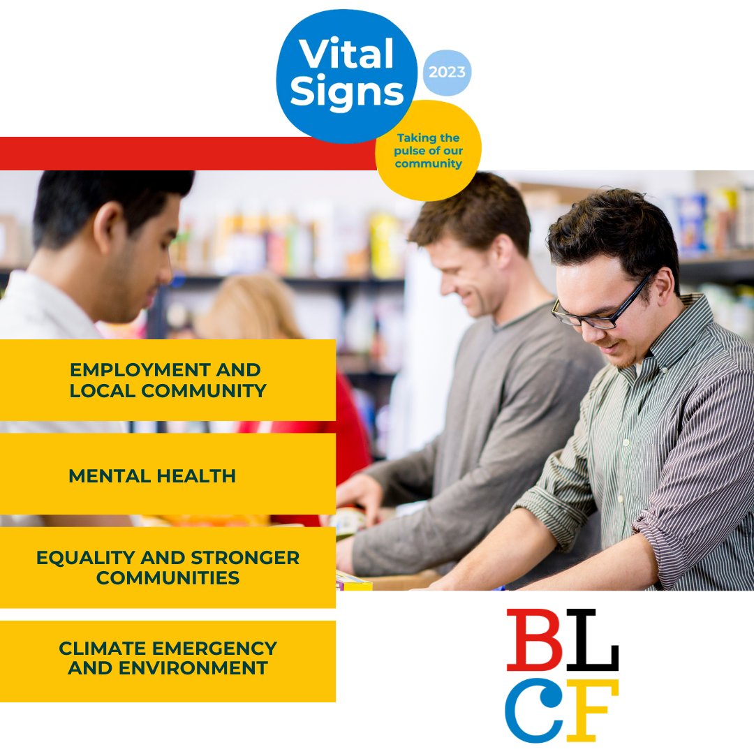 Our #VitalSigns report is here.
It’s been 5 years since our last report and a lot's changed. The impact of Covid19 &amp; high inflation rises.
The final report provides information and findings about our region.

Read the full report, the link in the below.
blcf.org.uk/wp-content/upl…