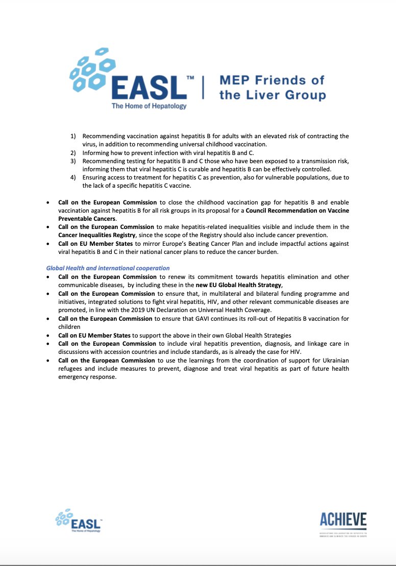 On #WordlHepatitisDay, let's take action!

In line with the MEP Friends of the Liver Call to Action, the <a href="/EU_Health/">EU One Health</a> is now seeking good &amp; promising practices on how to best fight viral #hepatitis! 

Submit here👉bit.ly/44GNfPT 

#HepCantWait 
#OneLifeOneLiver