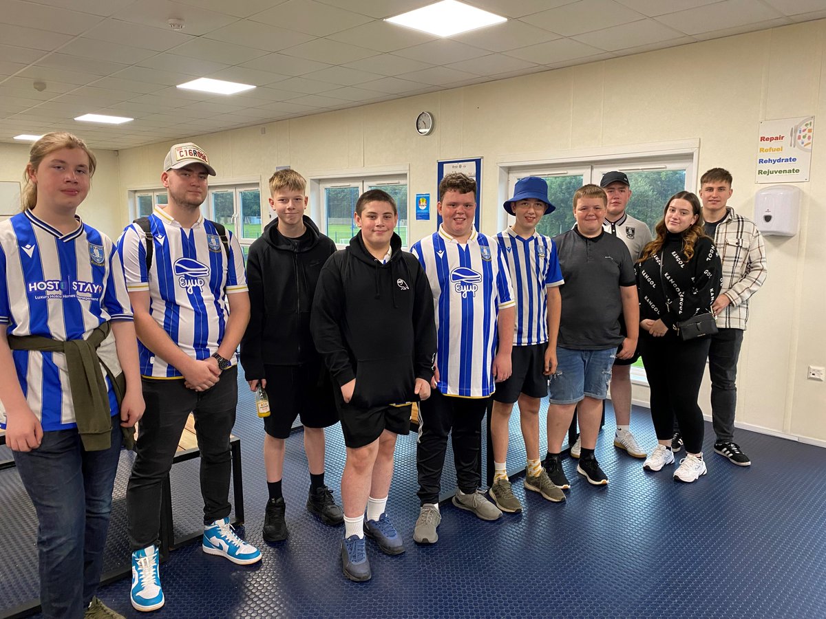 swfc's tweet photo. It was a pleasure to welcome more young supporters, who attended our junior forum earlier this month, to the club today..

The chairman gave the youngsters a special tour, starting at the training ground this morning where Xisco and the boys were preparing for Luton!

We hope you all enjoyed the day! #swfc