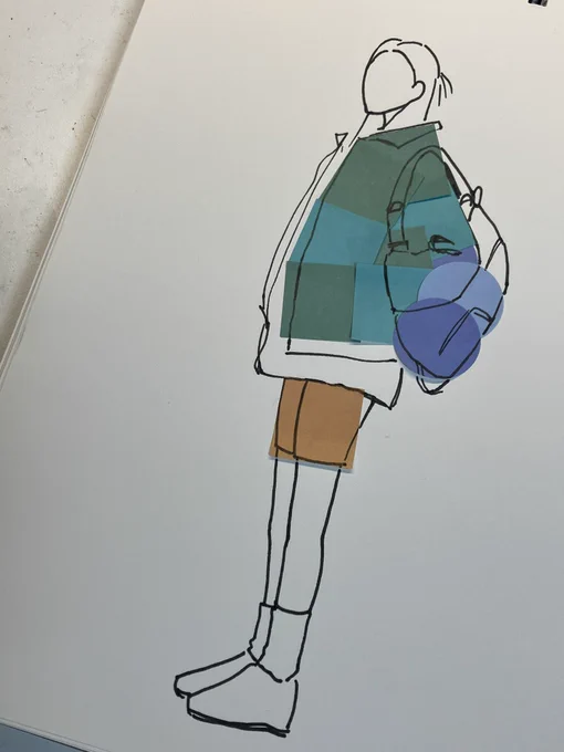 다이소 포스트잇 크로키 