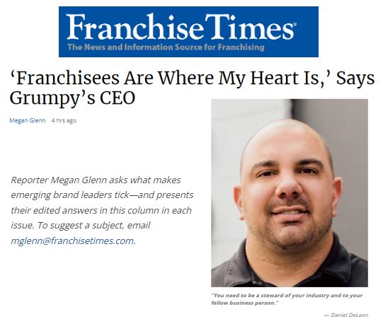 GrumpysRestCo's tweet photo. Grumpy’s Restaurant CEO Featured “‘Franchisees Are Where My Heart Is,’ Says Grumpy’s CEO” On https://t.co/7wjM11B8yV @FranTimes

#Grumpys #GrumpysRestaurant #Franchising #Restaurant #Franchise #Florida #Breakfast #Brunch #Lunch #FranchiseTimes #TheUpstart https://t.co/LwJlbAuM0r