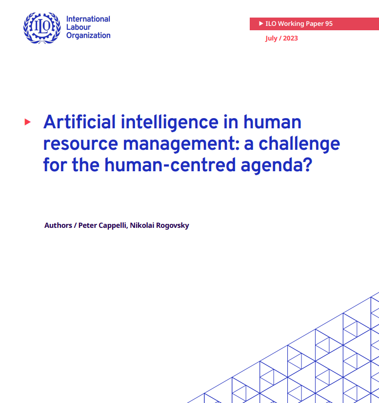 📚🤖 El último informe de #OIT analiza cuándo y dónde es apropiado impulsar la #InteligenciaArtificial en la gestión de recursos humanos y sus desafíos. 

Incluye temas sobre #contratación, #productividad y el enfoque en el ser humano.

▶️+ info acá: bit.ly/3q7EBeu