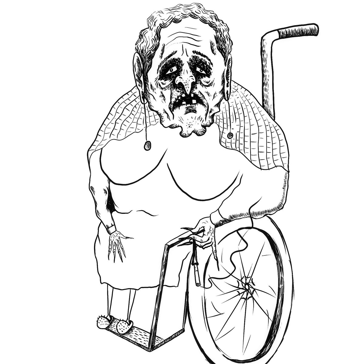 splittingdis's tweet photo. #drawing #creepy #artoftheday #comics #ink #cartoon #inkdrawing #cartoonish #caricature #lonely #depression #anxiety #bpd #artgallery #inkart #graphic #kafka #insect #artgallery #gallery #galleryart #comics #indie #monochrome #panicattack https://t.co/2SpULDwhIE