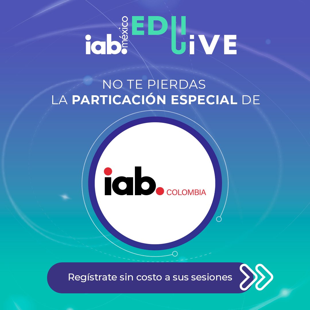 iabcolombia's tweet photo. ¡Llega #EduLive 2023! 🤓✨
En esta oportunidad, dos de nuestros afiliados serán speakers del evento. Conócelos🧵👇: https://t.co/9b2B45N7Km