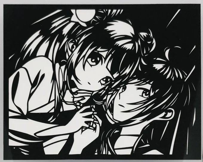 #鈴乃育成
#切り絵 