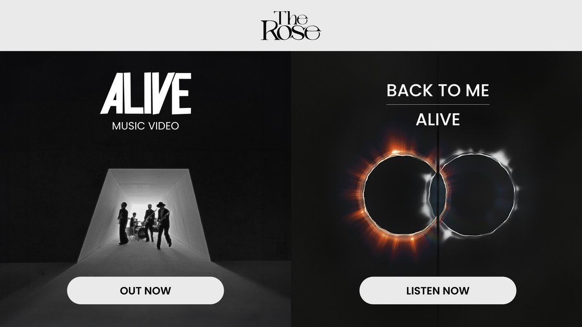 [DUAL] 

Back To Me / Alive - Official Audio 
Stream Now: therose.lnk.to/BackToMe-Alive 

Alive - Official Music Video
Watch Now: youtu.be/Pp2o5B8rFmQ 

#TheRoseDUAL #TheRose #더로즈 #TheRoseALIVE #TheRoseBACKTOME