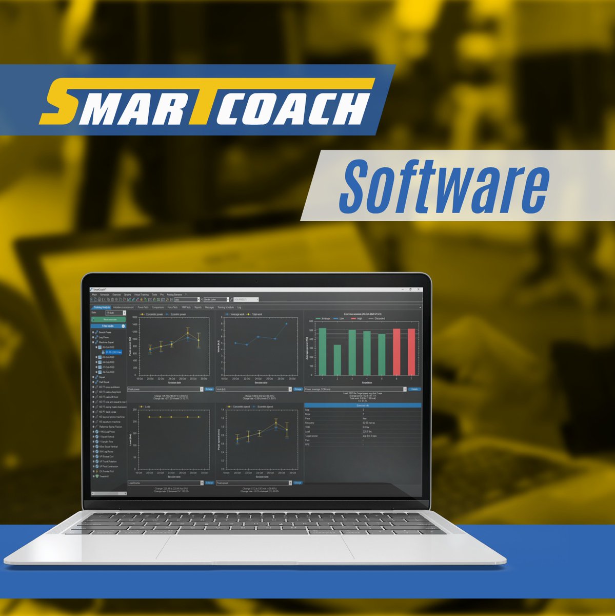smartcoach_tech's tweet photo. One-fits-all solution to plan, record, and analyze your strength training routine! 📊
Our comprehensive platform offers everything you need to take your workouts to the next level. Plan your schedules, train with augmented feedback, record your progress, and analyze your results. https://t.co/QO8ks9RtLI