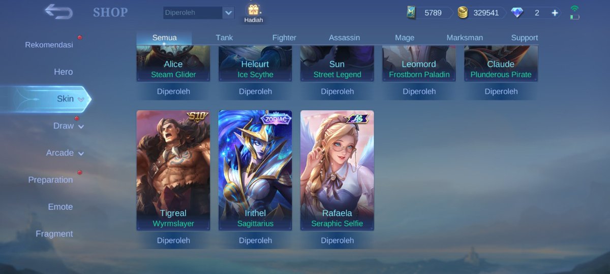cegqil's tweet photo. ❗️WTS ❗️akun ml idaman mage/tank/support

banyak skin eplim sampe event limit disini, dari kagura soryu, angela aspirant, selena thunder flash, chou stun, yss colle

💰 : start from 2jt, free nego sampe puas! 

[#wtsakunml #wtsmlbb #zonauang #zonabu #zonajajan #jualbeliml] https://t.co/H9n0WfEf2c