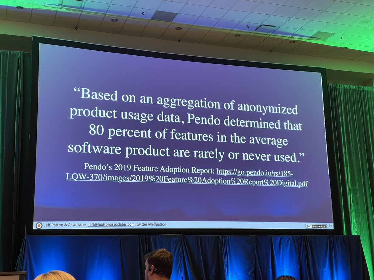 <a href="/jeffpatton/">Jeff Patton</a> sharing some info from <a href="/pendoio/">pendo.io</a> at #agile2023 <a href="/chadholdorf/">chad</a>