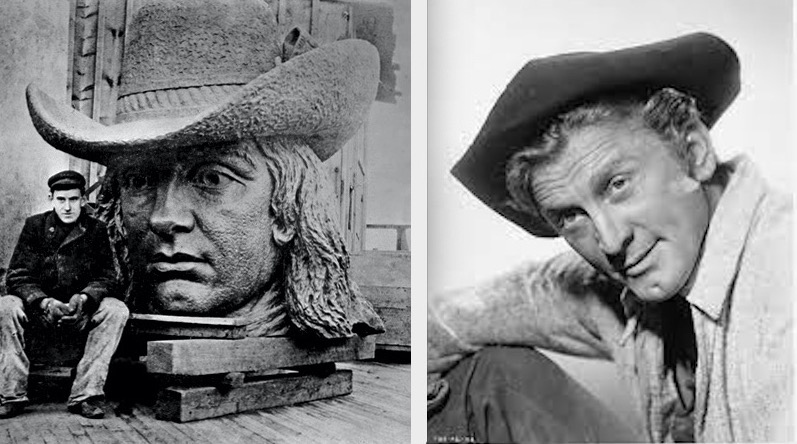 BobSkiba's tweet photo. We have Alexander Milne Calder to thank for the fact that Billy Penn looks like Kirk Douglas. https://t.co/l3oW8uyGXc