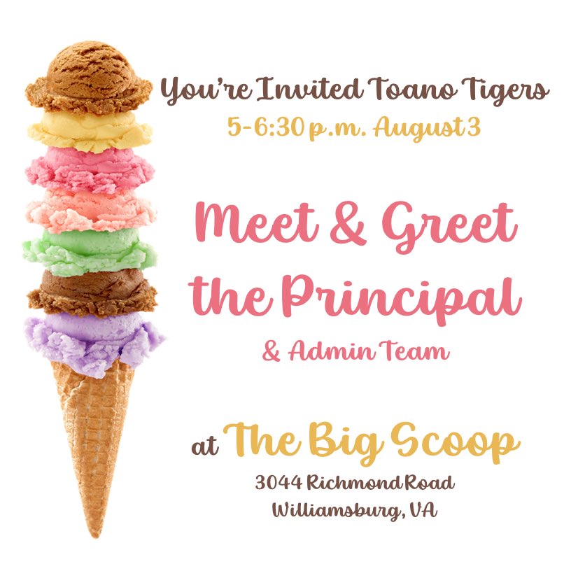 Hope to see you there Toano! #Toano #ToanoIs #WeAreWJCC