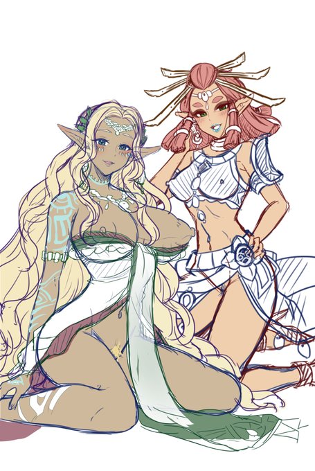 折本作業 ソニアとルージュちゃん 