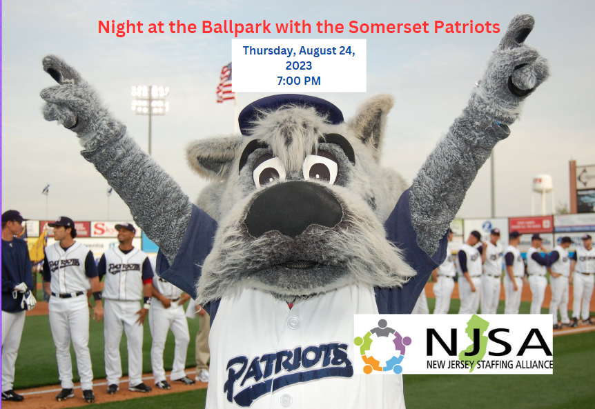August is almost here! Join the New Jersey Staffing Alliance for a night at the ballpark to watch the Somerset Patriots vs. Hartford.   Friends and family members are welcome to join!

Enjoy the best fireworks show in New Jersey after the game!
#Newjersey #staffing #networking