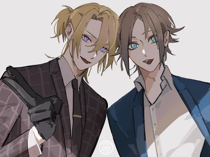 #drawluca #MystArt スーツ、とてもいいですね 