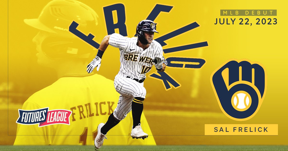 What. A. Week!

<a href="/SalFrelick/">Sal Frelick</a> completed his quick rise to Milwaukee last Saturday, becoming the 17th #FuturesLeague alum to reach The Show.

🗞️: thefuturesleague.com/news/?article_…