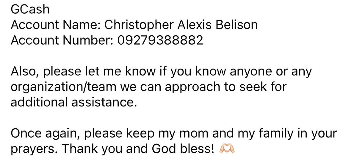 Hi, network! Please include my mum in your prayers 🙏🏼 Humbly asking for you to RT this, too, because we need financial assistance. This is already her 3rd confinement since May 2023 :( Thank you! 🫶🏻