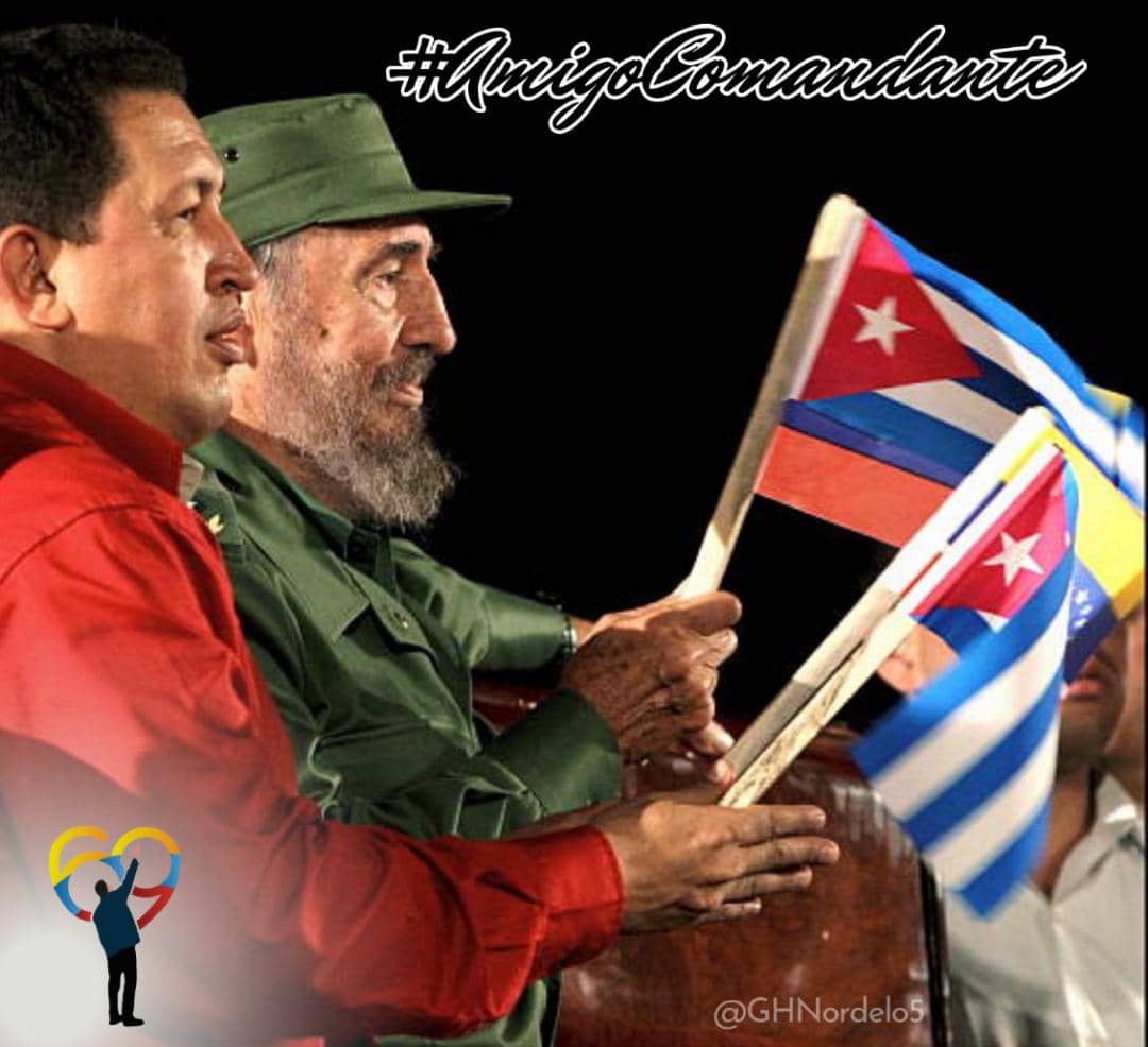 Fieles a su ejemplo y sus ideas conmemoramos el 69 aniversario del natalicio del Comandante Hugo Chávez. El #AmigoComandante, el mejor amigo de #Cuba. #ChávezVive #CDRCuba 🇻🇪🇨🇺
