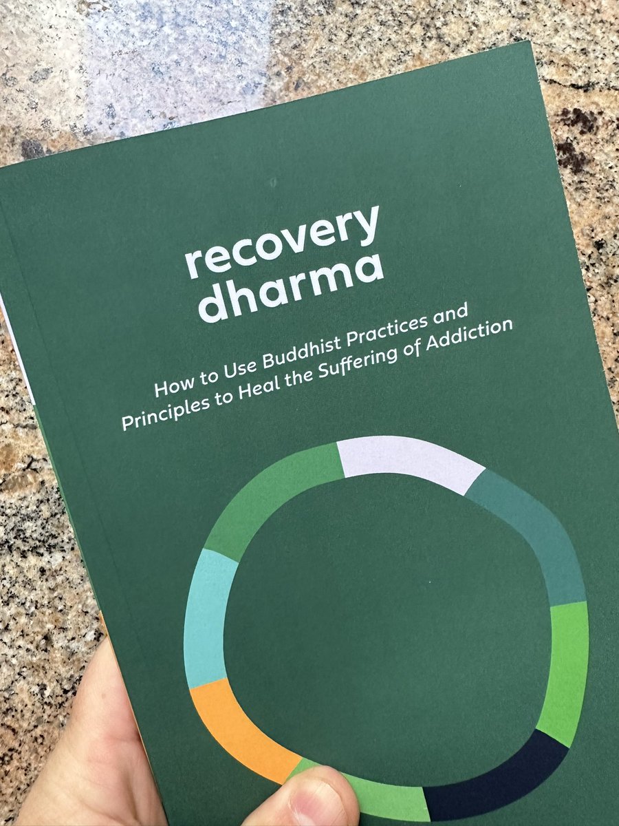 hahnscratch's tweet photo. Four years ago I helped write the first edition of the Recovery Dharma basic text. Today, I received the second edition in the mail. Amazing and grateful to now have my story as part of the text. https://t.co/8JDi40d58N