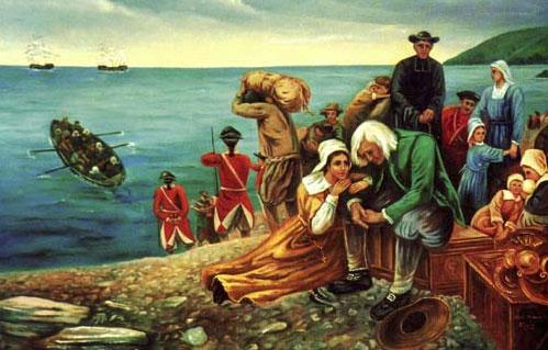 28 juillet, Journée de commémoration du Grand Dérangement.
En souvenir de ces milliers d'Acadiens et d'Acadiennes arrachés de leurs maisons et de leurs terres. De ceux et celles qui ont perdu la vie, de ceux et celles qui ont tout reconstruit. 
#frcan #acadie