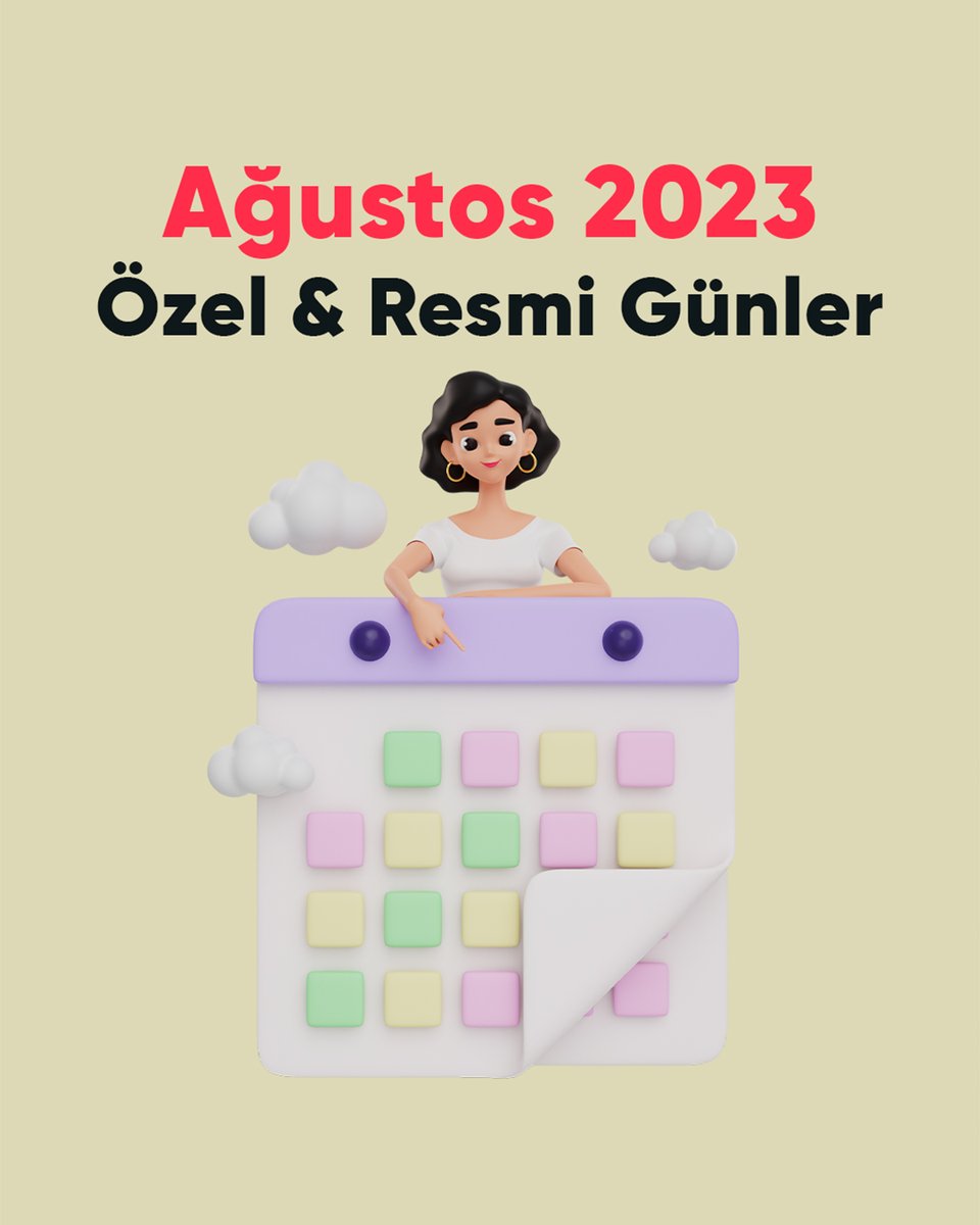 roofdigital's tweet photo. Markanızın dijital pazarlama faaliyetlerine değer katacak olan Ağustos Ayı Özel Günler takvimini sizler için derledik!🗓️Aylık planlarınıza özel günleri dahil etmeyi unutmayın!
.
.
#roofdigital #dijitalpazarlamaajansı #sosyalmedya #dijitalpazarlama #sosyalmedyareklamcılığı https://t.co/0oKJ6w6JME