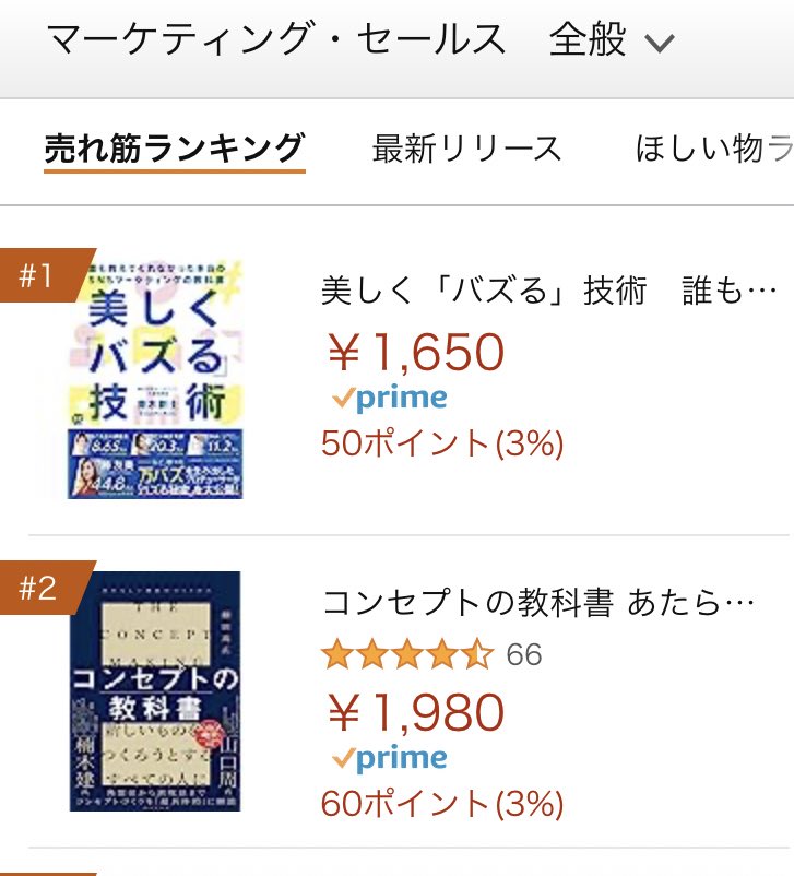 aonboaonbo's tweet photo. 皆様ありがとうございます😭

インフルエンサーでも有名人でもない自分ですが、皆様のおかげで、昨日と今日で
たくさんランキング1位取れました😆

本にもベストセラー1位の表記付き、幸せです✨

引き続き、頑張ります♪

◆Amazon本カテゴリーランキング◆

・マーケティングセールス 1位
・IT 1位
・メディアと社会1位
・社会一般関連1位
・その他 1位
・ビジネス経済4位
・和書総合7位