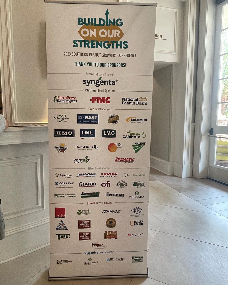 gapeanuts's tweet photo. We have kicked off the 24th annual Southern Peanut Growers Conference today at the Sandestin Golf and Beach Resort in Florida! 
#2023spgc #peanutpower #eatmorepeanuts
#gapeanuts #alpeanuts #flpeanuts #misspeanuts https://t.co/vbpylUwGep