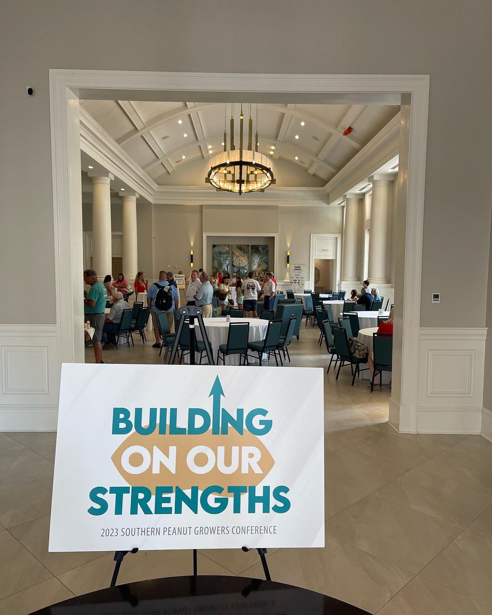 gapeanuts's tweet photo. We have kicked off the 24th annual Southern Peanut Growers Conference today at the Sandestin Golf and Beach Resort in Florida! 
#2023spgc #peanutpower #eatmorepeanuts
#gapeanuts #alpeanuts #flpeanuts #misspeanuts https://t.co/vbpylUwGep