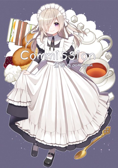 「maid apron teapot」 illustration images(Latest)｜3pages